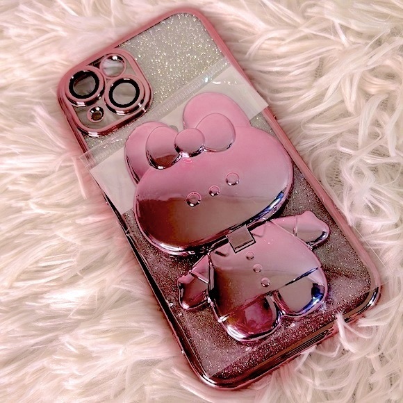 🆕 Sanrio iPhone 15 Protective Hard Case w/Hidden Mirror & Hinged Kickstand - Picture 14 of 14